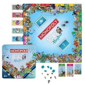 Monopoly Hasbro 100th Anniversary Edition Collectible Sealed Tin NEW